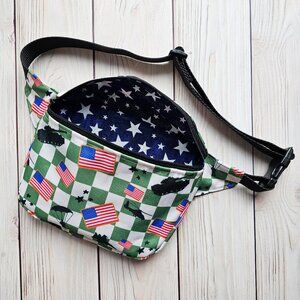NEW! Army Mom Wife American Flag USA Soldier Bum Bag Fanny Pack Crossbody Bag